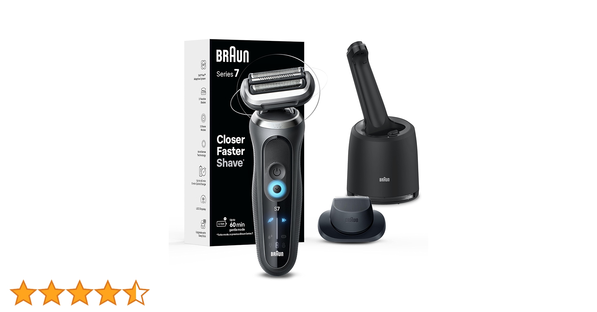 Amazon | ブラウン メンズ電気シェーバー シリーズ7 7171cc